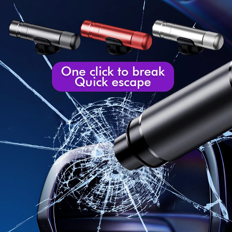 Car Emergency Safety Hammer & Seat Belt Cutter